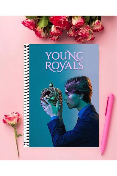 animeandyourworld Young Royals Notebook 1 Piece - A4 Size 21*29 Cm, Special Design, Ringed Unlined Large Size