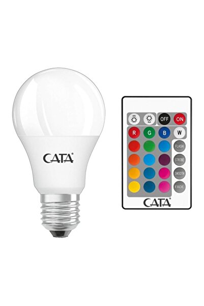 Cata Led Ampul Uzaktan Kumandalı Rgb E27 3200 K Ct-4058