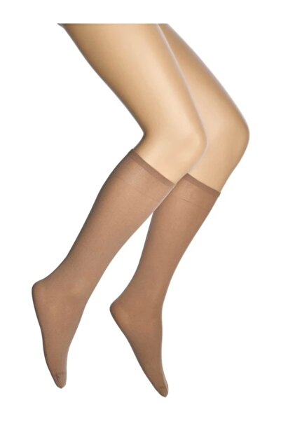 ORAL جوارب نسائية بطول الركبة من الدنيم 40 - مجموعة من 3 قطع