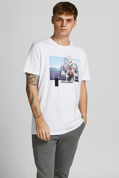 Jack & Jones Men's NFL Printed American Football T-shirt - 12206628