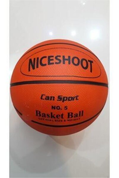 CAN SPORTS Kırmızı Basketbol Topu 5 Numara Profesyonel