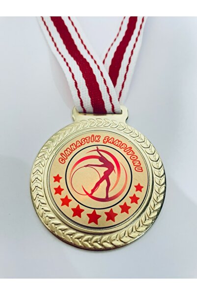 Lider Baskı 1 Adet Cimnastik Şampiyonu Madalyası - Dijital Baskılı 1 Kalite M...