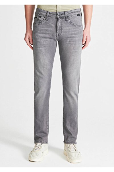 Mavi M0035132195 Mavi Marcus Düz Kesim Erkek Jean Pantolon Açık Gri