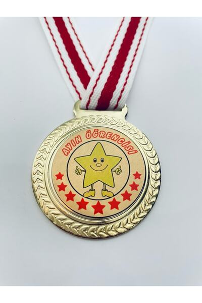 Lider Baskı 1 Adet Ayın Öğrencisi Madalyası - Dijital Baskılı 1. Kalite Madalya