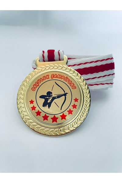 Lider Baskı 1 Μετάλλιο Πρωταθλητής Τοξοβολίας - Ψηφιακή Εκτύπωση 1ος Μετάλλιο ποιότητας