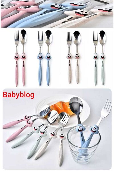 babyblog ملعقة طعام فاخرة من الفولاذ المقاوم للصدأ (غير مصبوغة)