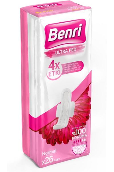 Benri Hygienic Pads - Set of 26 Normal Daily Pads