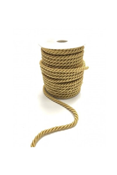 Genel Markalar Altın Sarısı Kordon Amerikan Servisi Ip Uzunluk 4m - En 8 Mm Halat Amerikan Servisi Ip
