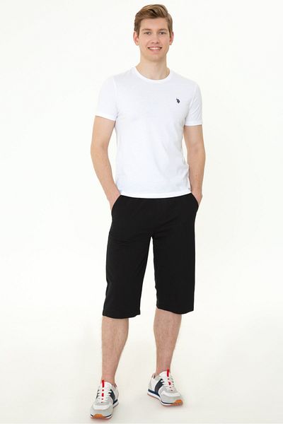 U.S. Polo Assn. Μαύρα ανδρικά σορτς & βερμούδες