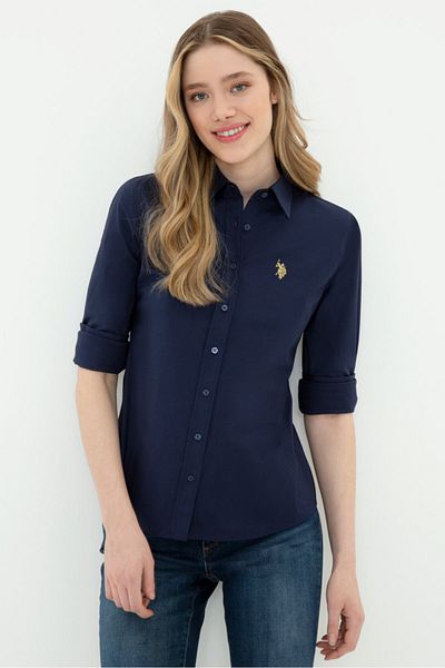 U.S. Polo Assn. Cămașă de damă bleumarin