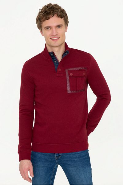 U.S. Polo Assn. Men's Red Sweatshirt
