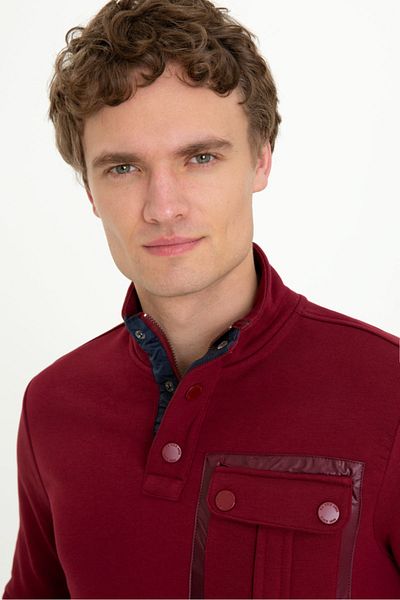 U.S. Polo Assn. Men's Red Sweatshirt