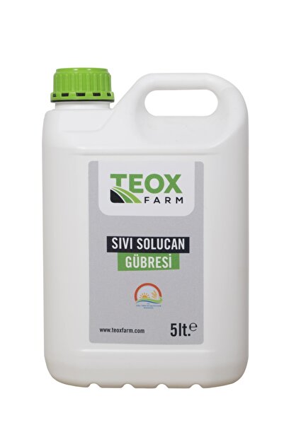 TeoxFarm Bahçe, Sebze, Meyve Ve Çiçek Için Organik Sıvı Solucan Gübresi 5 Lt