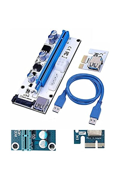 Alfais 4748 Pcı E Express 1x To 16x Usb 3.0 Riser Yükseltici Uzatma Kartı 008...