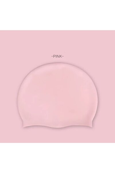 eleven market Boneta din silicon roz - culoare uni