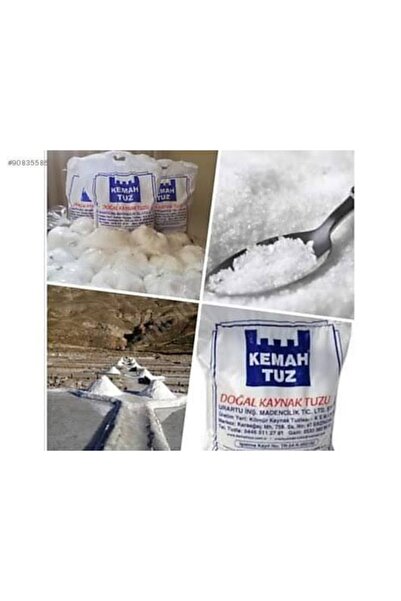 Kemah Tuz Doğal Kemah Kaynak Sofrada Öğütme Tuzu 5 Kg (SALAMURA VE TURŞU YAPI...