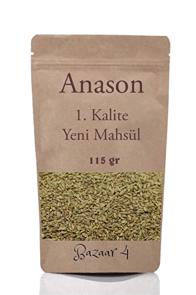 BAZAAR 4 Anason 115 Gr 1.kalite Taze Yeni Mahsül