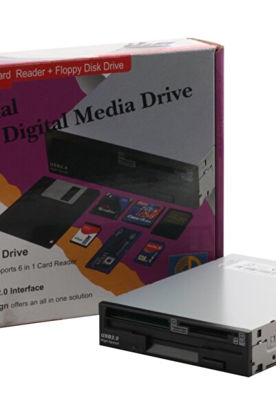 CIRCLEDATA Circle Data 2,5" Card Reader - Floppy Siyah