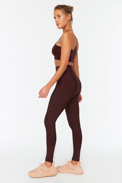 Trendyol Collection Sport-Leggings - Lila - Hoher Bund