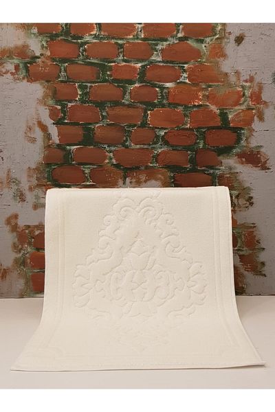 Özdilek Ornament Foot Towel 2 Pieces - Cream