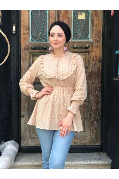 HİJAB STORE Büzgülü Tuni