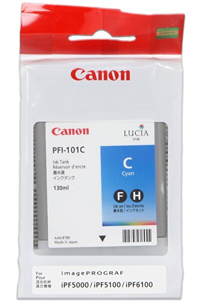 Canon Pfı-101c Orjinal Mavi Kartuş