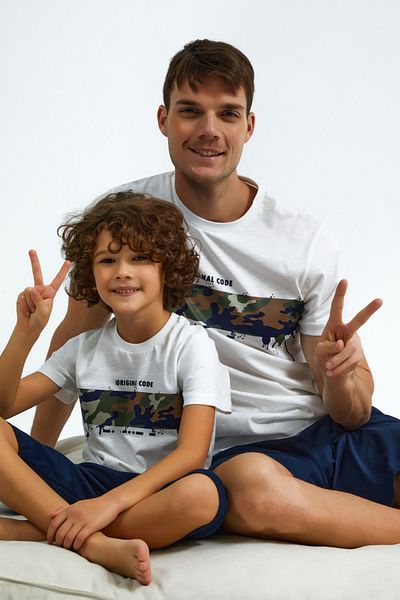 Rolypoly Men's Father and Son Combination Capri Suit