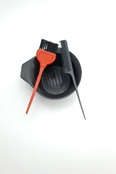 Lady فرشاة صبغ الشعر + مشط الكريب + مجموعة صبغ الشعر