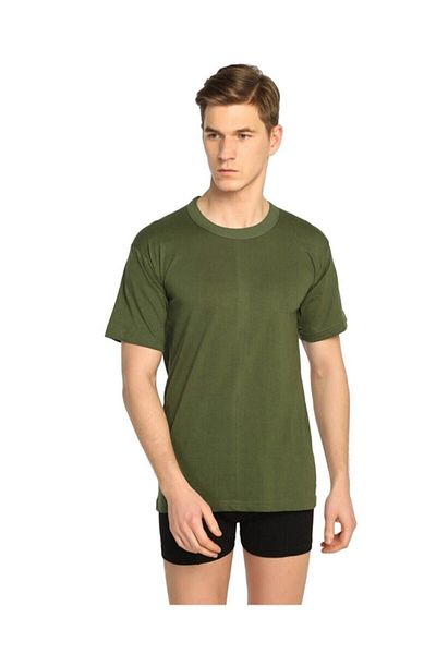Seher Yıldızı Ser / Seher Combed Cotton Crew Neck (6 Τεμάχια) |   Χακί Νέα σεζόν