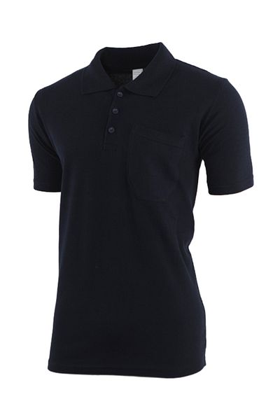 Çamdalı İş Elbiseleri Polo Neck Navy Blue Short Sleeve Single Jersey Work T-shirt - Polo Neck T-shirt