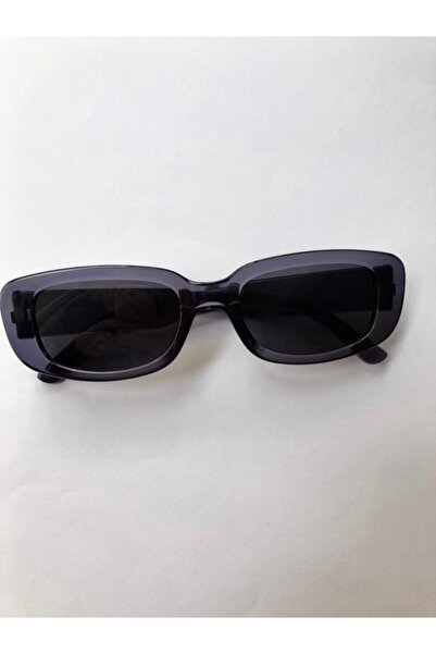 LOOKUP Unisex Smoked Square Rectangle Vintage Retro Sunglasses