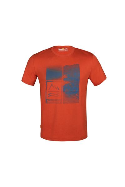 Timberland Men's Casual T-Shirt - Ss Back Gr Tee, Tb0a2n1hcl71 Red