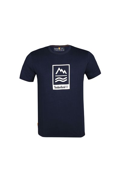 Timberland Tricou casual pentru bărbați Ss Front Grphic T Tb0a2nd14331 Bleumarin