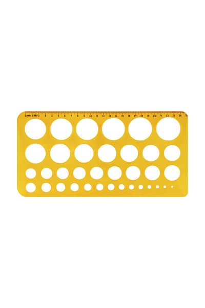 HATAS 02272 Circle Template 1-36 Mm By