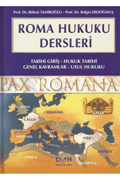 Der Yayınları Roma Hukuku Dersleri (Tahiroğlu / Erdoğmuş) - 2025