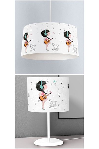 instababyrooms Children's Room Digital Printed Pendant Chandelier and Desktop Lampshade Chandelier Model 206