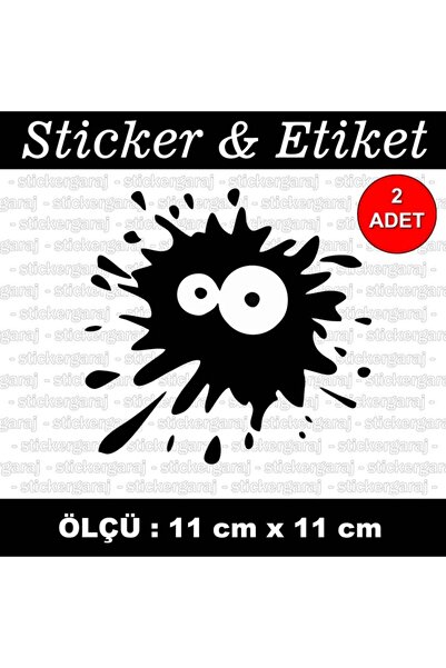 auto ملصق رش العين الجرثومية - ملصق متوافق مع الكمبيوتر المحمول الزجاجي لخوذة...