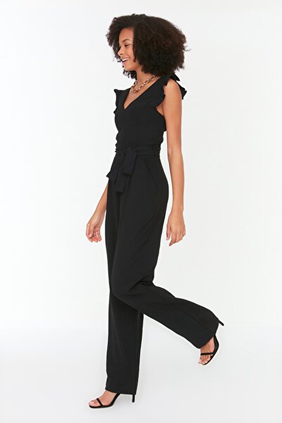 Trendyol Collection Jumpsuit - Black - Regular fit