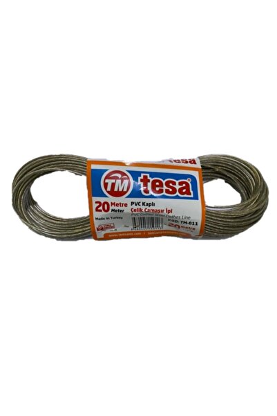 Tesa Pvc Kaplı Çelik Çamaşır Ipi 20metre