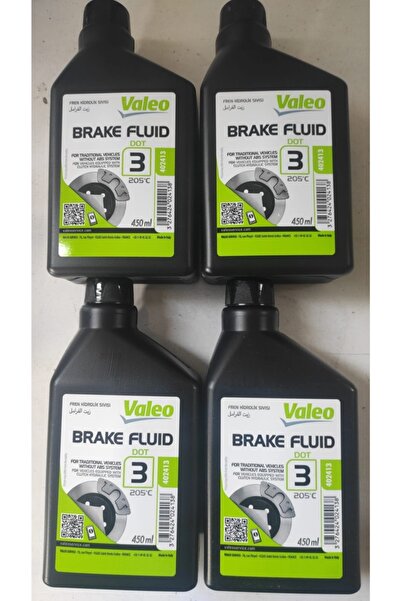 VALEO Fren Hidrolik Yağı Dot3 450ml 4lü