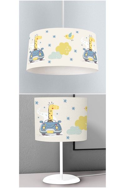 instababyrooms Children's Room Digital Printed Pendant Chandelier and Desktop Lampshade Chandelier Model 025
