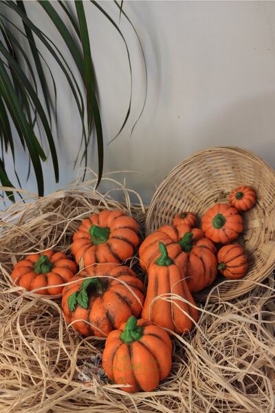 lina hediyelik Balkabağı 10 ' Lu Set Dekor