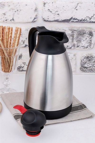 Wonder Special Design 1.5 Lt Stainless Steel Thermos Water Soft Drink Tea Thermos for Picnic Camping Serving and Catering