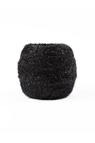 Hobisitesi Pırıl Simli El Nakış Iplikleri - Panç/punch Iplikleri - 25 gr - Siyah