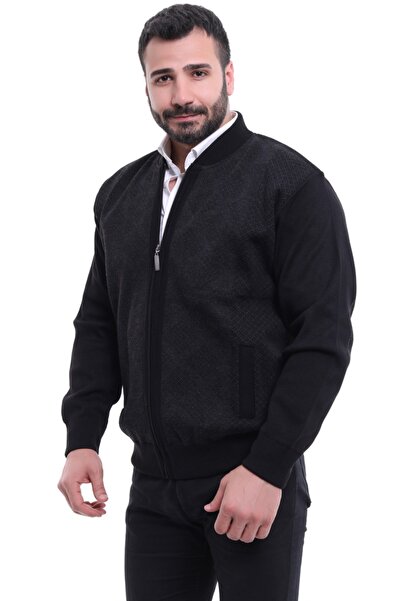 K KARBEY Steel Knitted Men's Oversize Knitwear Coat
