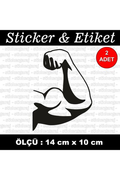 auto ملصق جسم Bodybulding Biceps - ملصق متوافق مع خوذة الدراجة النارية الزجاج...