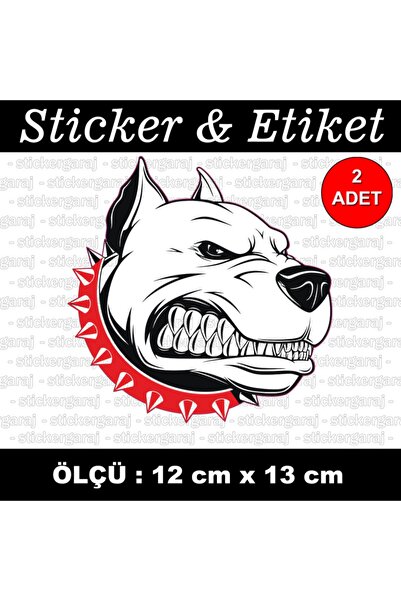 auto ملصق Pitbull Dog Aggressive - ملصق زجاجي متوافق مع الكمبيوتر المحمول وخو...