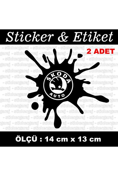 auto ملصق Skoda Tuning Modified - ملصق متوافق مع خوذة الدراجة النارية والزجاج...