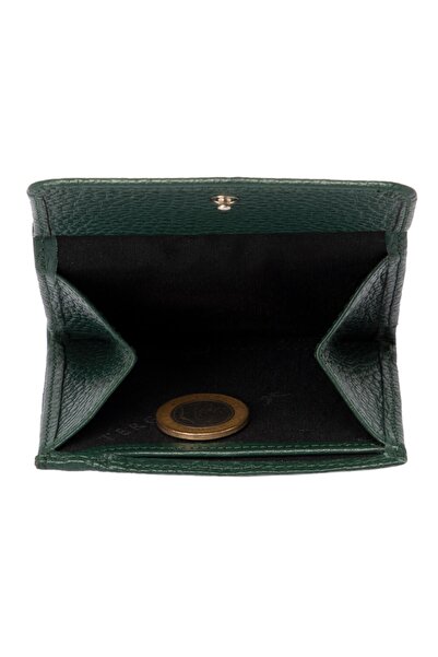 Tergan Yeşil Deri Kadın Cüzdan 05627ı5t