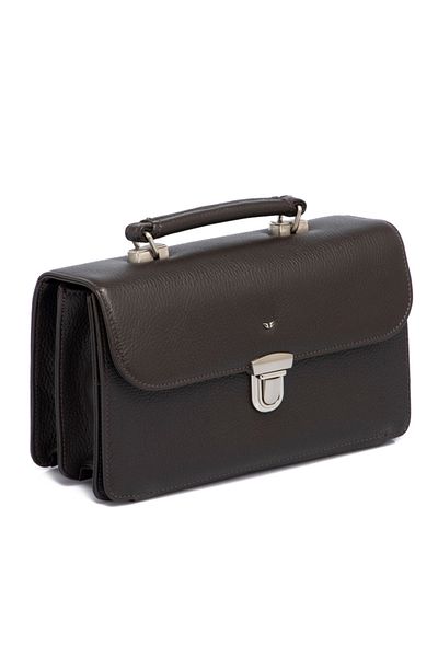 Tergan Coffee Leather Men's Bag 22154a42